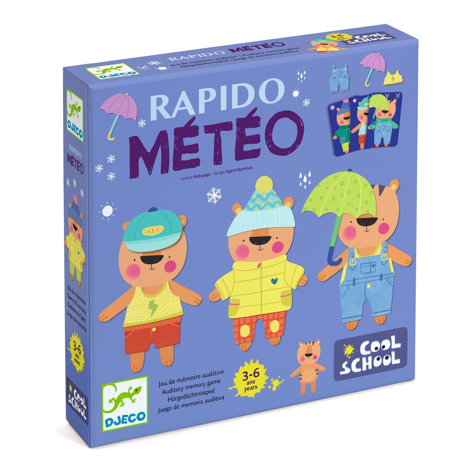  JEU - RAPIDO MÉTÉO - La Petite Penderie Bildidee 