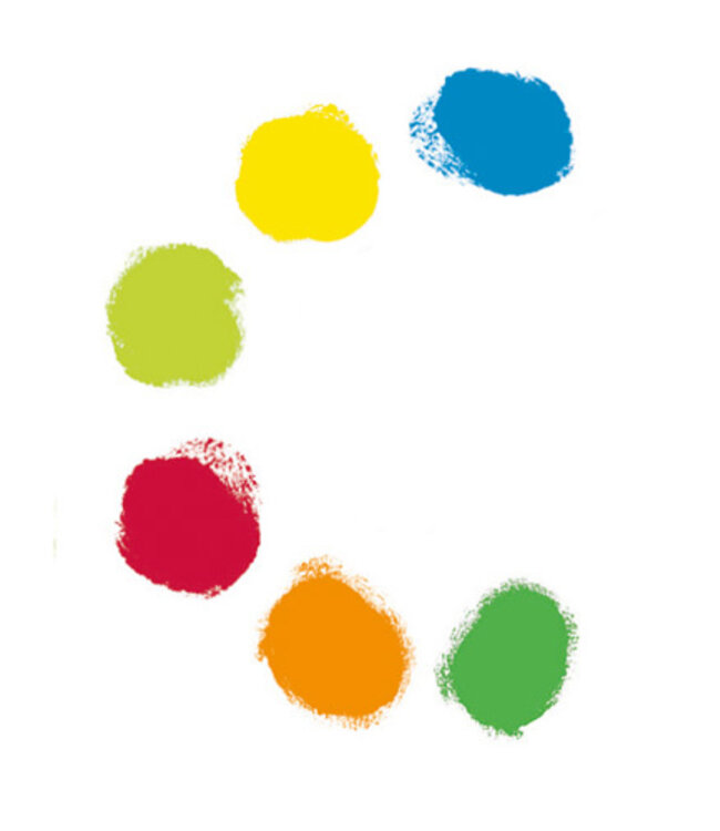 DJECO ENS. DE 6 TUBES DE PEINTURE À DOIGTS  - CLASSIQUE