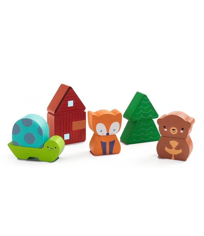 DJECO PUZZ ET MATCH - RAINBOW