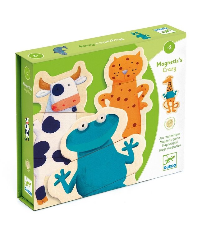 DJECO JEU MAGNÉTIC'S CRAZY - ANIMAUX