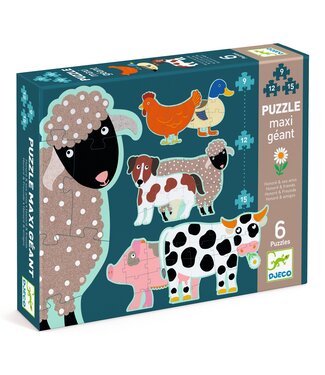 DJECO PUZZLE GÉANT - HONORÉ ET SES AMIS