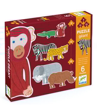 DJECO PUZZLE GÉANT - HENRI ET SES AMIS