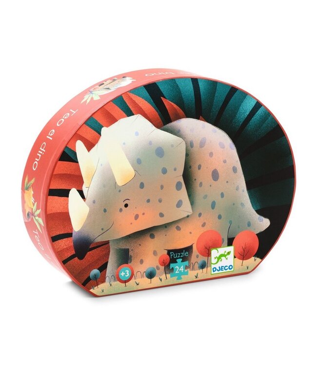 DJECO PUZZLE SILHOUETTE - THÉO LE DINO