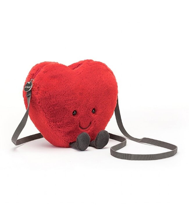 JELLYCAT SAC BANDOULIÈRE - COEUR AMUSANTE
