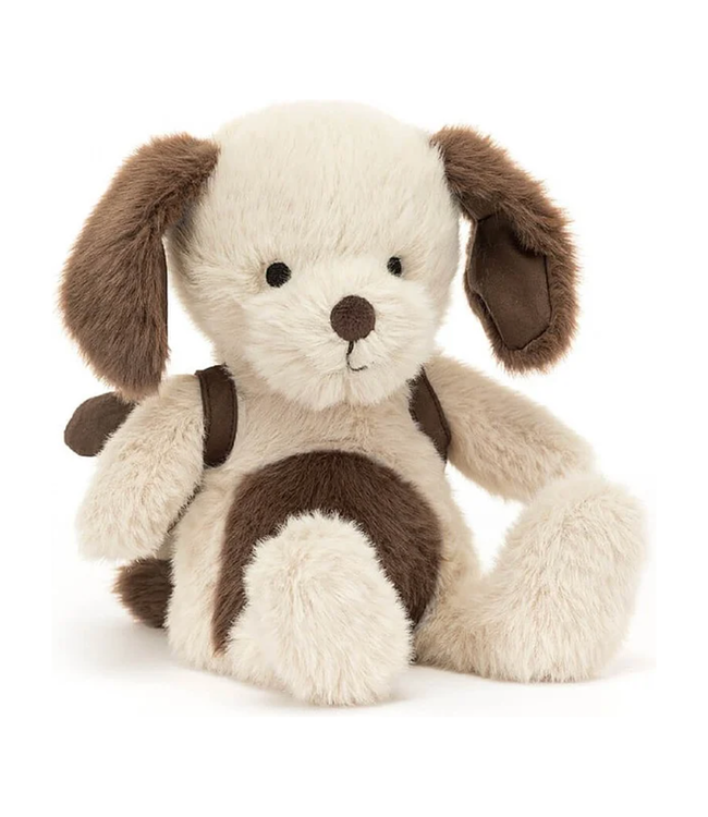 PELUCHE CHIEN AVEC SAC A DOS La Petite Penderie