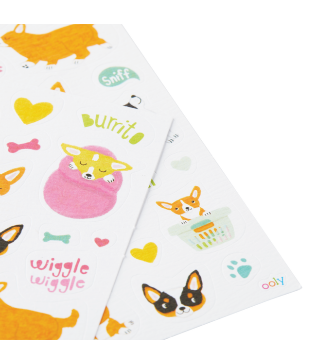 OOLY STICKIVILLE - CORGIS