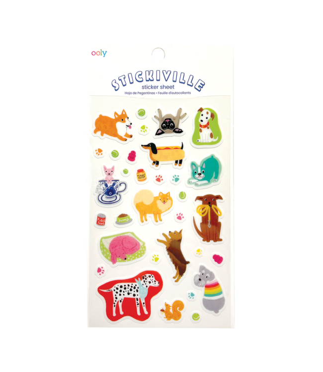 OOLY STICKIVILLE - QUIRKY DOGS