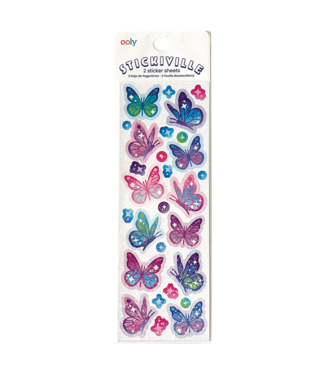OOLY STICKIVILLE HOLOGRAPHIC - GLITTERY BUTTERFLIES