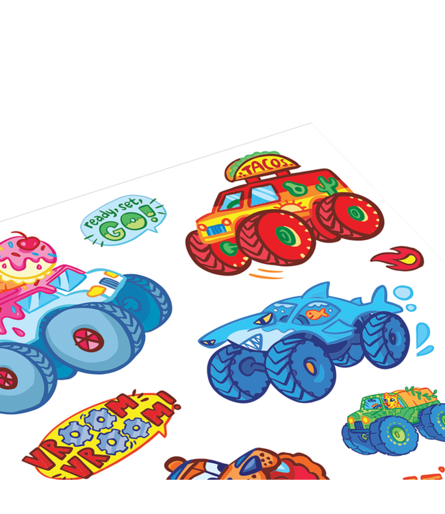 OOLY STICKIVILLE HOLOGRAM - MONSTER TRUCKS