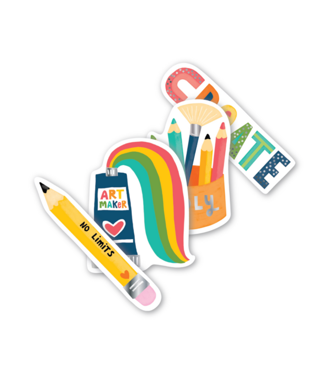 OOLY STICKIVILLE VINYL MÉTALIQUE - ART MAKER