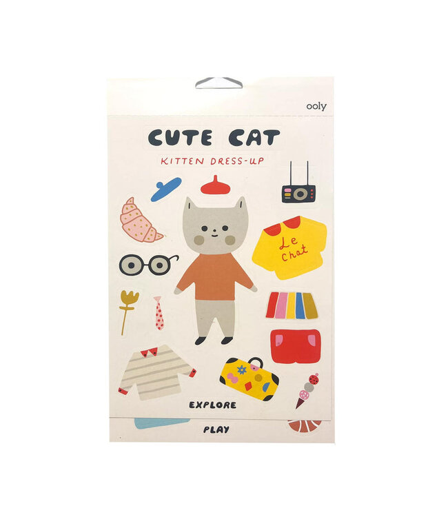 OOLY CAHIER STICKIVILLE - DRESS UP CATS