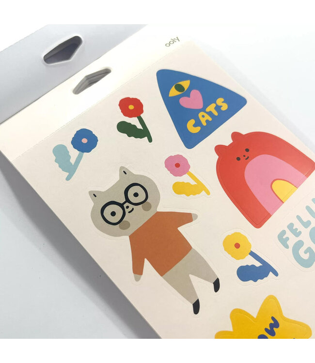 OOLY CAHIER STICKIVILLE - DRESS UP CATS
