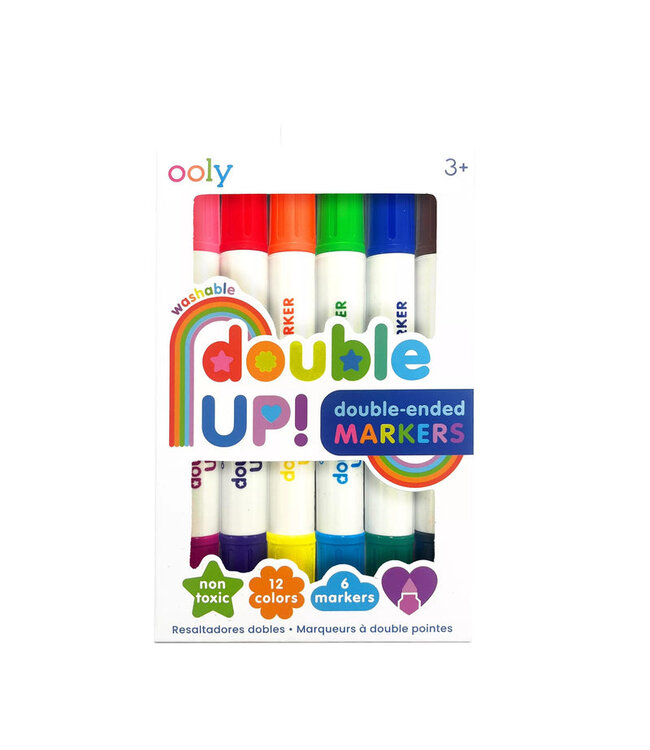 OOLY ENS. DE 6 MARQUEURS - DOUBLE UP!