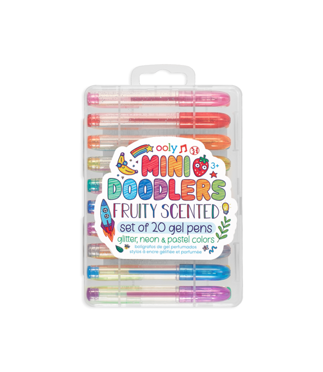 OOLY ENS. 20 MINI CRAYONS PRAFUMÉS -  DOODLERS FRUITY