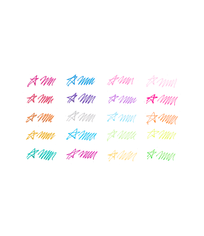 OOLY ENS. 20 MINI CRAYONS PRAFUMÉS -  DOODLERS FRUITY