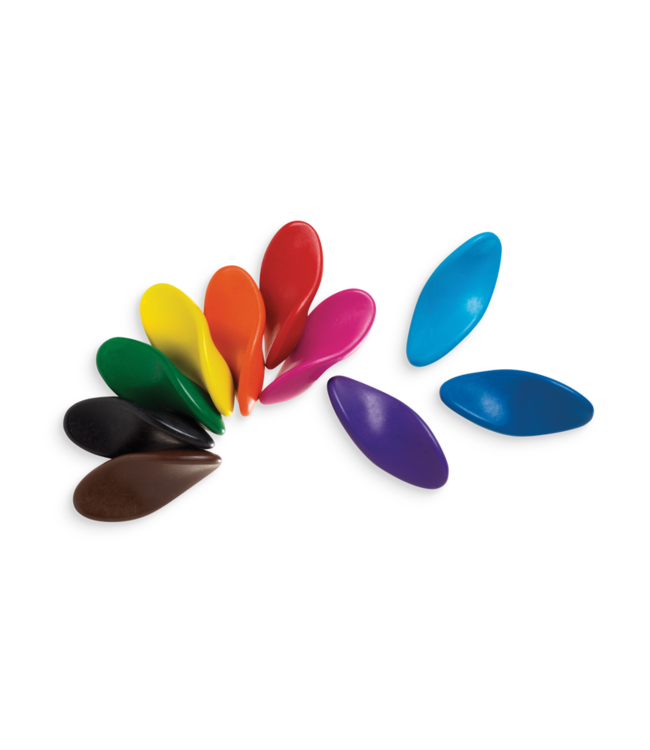 OOLY ENS. DE 10 CRAYONS ERGONOMIQUE - LEFT RIGHT