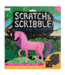 OOLY ENS. SCRATCH & SCRIBBLE - MAGICAL UNICORN
