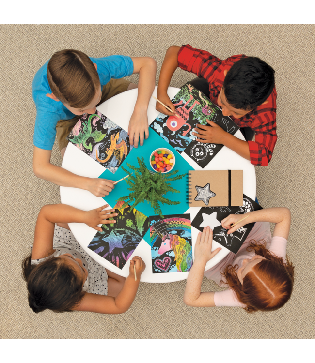 OOLY ENS. SCRATCH & SCRIBBLE - MAGICAL UNICORN