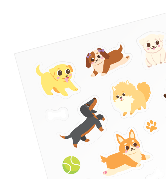 OOLY AUTOCOLLANTS - PUPPY LOVE