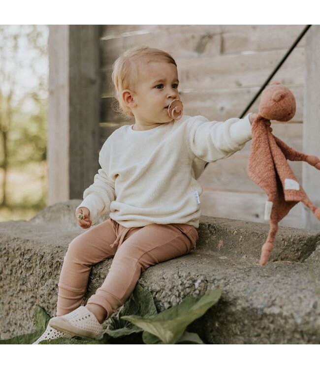 ZAK ET ZOÉ CREWNECK EN SHERPA - NATUREL