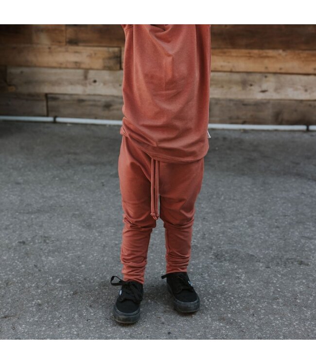 ZAK ET ZOÉ PANTALON RÉGULIER - TERRACOTTA