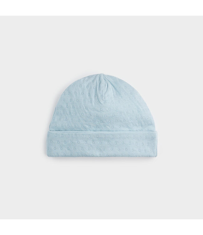 PETIT LEM TUQUE POINTELLE - BLEU ( 0-3 MOIS )