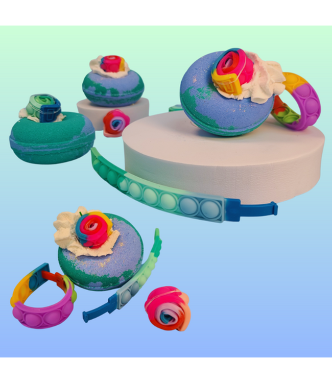 LA FABRIK BOMBE DE BAIN - BRACELET POP IT (BLEU)