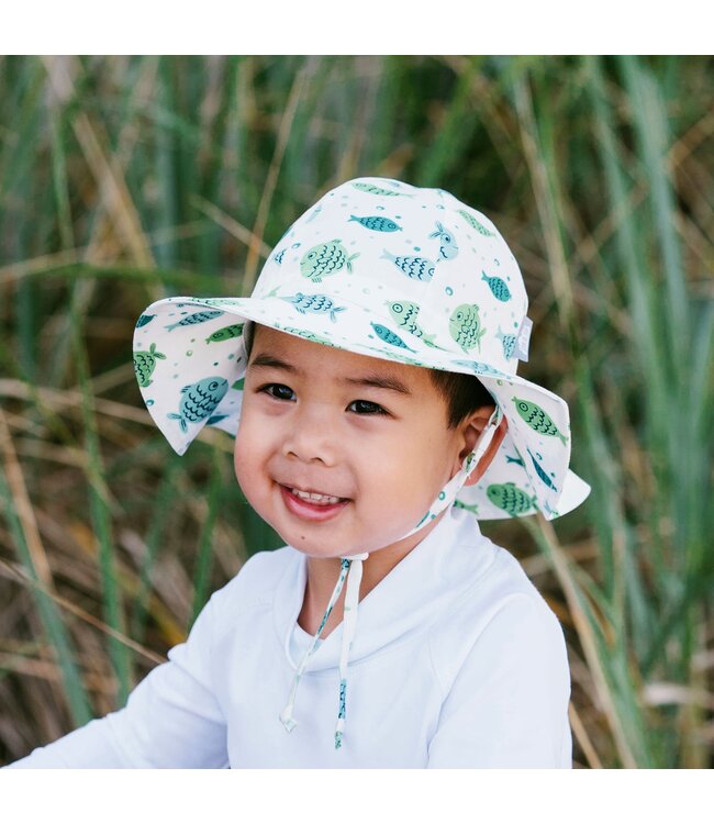 JAN & JUL CHAPEAU FLOPPY - FISH FRIENDS