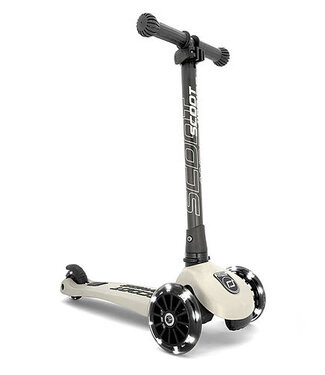 SCOOT AND RIDE TROTTINETTE (3-6ANS) : HIGHWAYKICK 3 LED - CENDRÉ