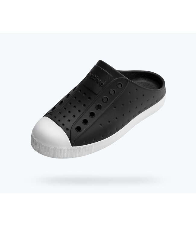 NATIVE CHAUSSURE JEFFERSON CLOG - JIFFY BLACK/SHELL WHITE