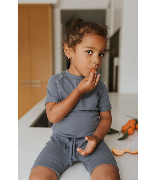 ZAK ET ZOÉ SHORT - BLEU ACIER