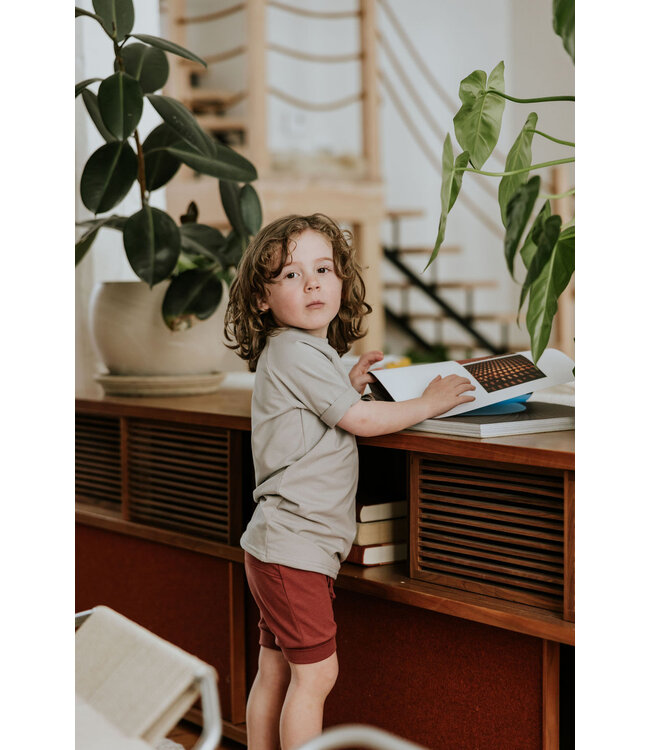ZAK ET ZOÉ SHORT - TERRACOTTA