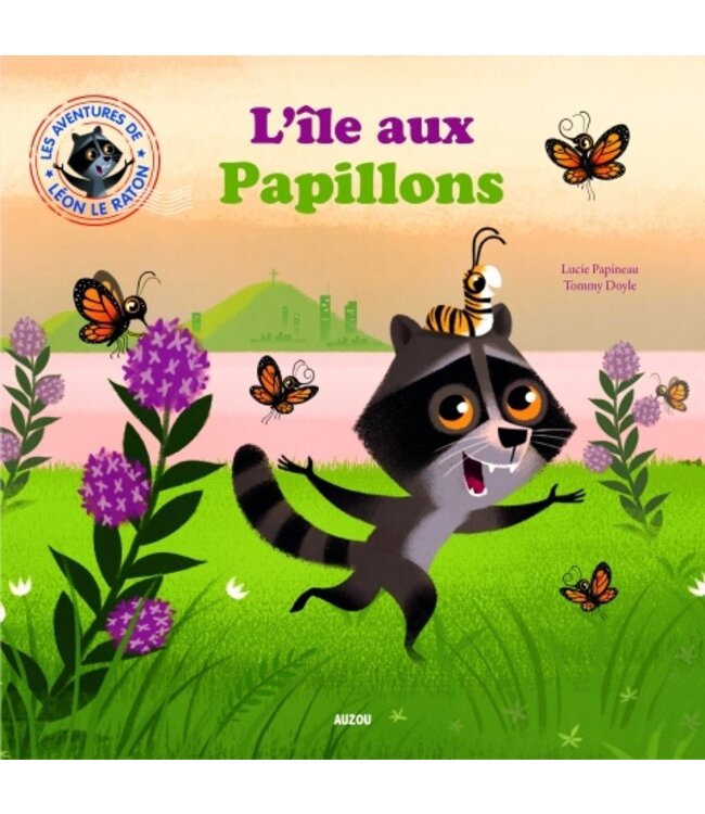AUZOU LIVRE - LÉON LE RATON : L'ÎLE AUX PAPILLONS