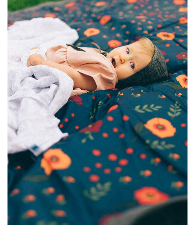 LITTLE UNICORN COUVERTURE EXTÉRIEUR 5 X 5 - MIDNIGHT POPPY
