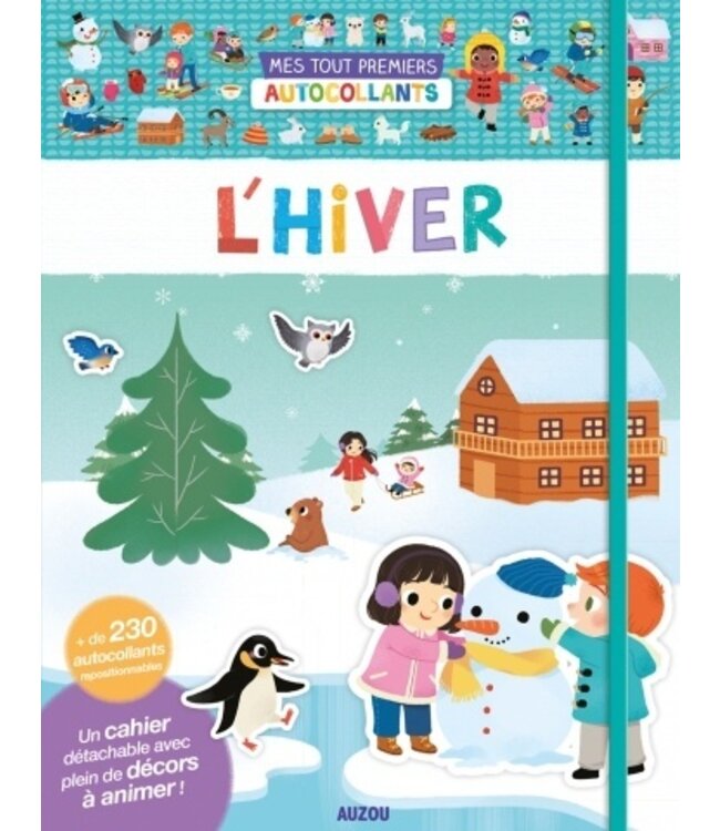 AUZOU MES 230 AUTOCOLLANTS - L'HIVER