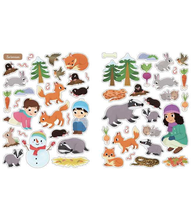 AUZOU MES 500 AUTOCOLLANTS - EN HIVER