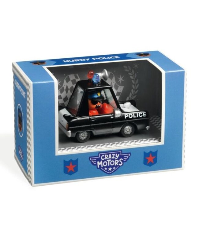 DJECO VOITURE CRAZY MOTORS - HURRY POLICE