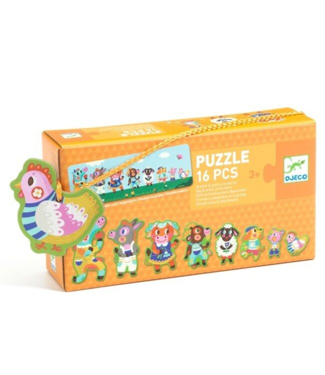 DJECO PUZZLE DUO-TRIO - À LA FERME