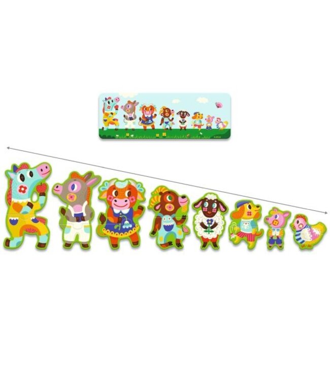 DJECO PUZZLE DUO-TRIO - À LA FERME