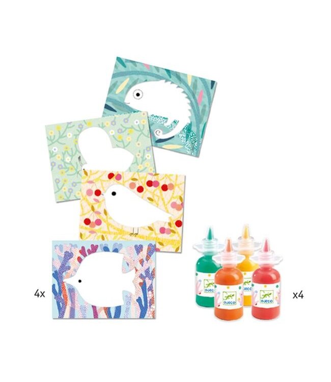 DJECO ENS. DE PEINTURE À DOIGT - PETITE BARBOUILLE