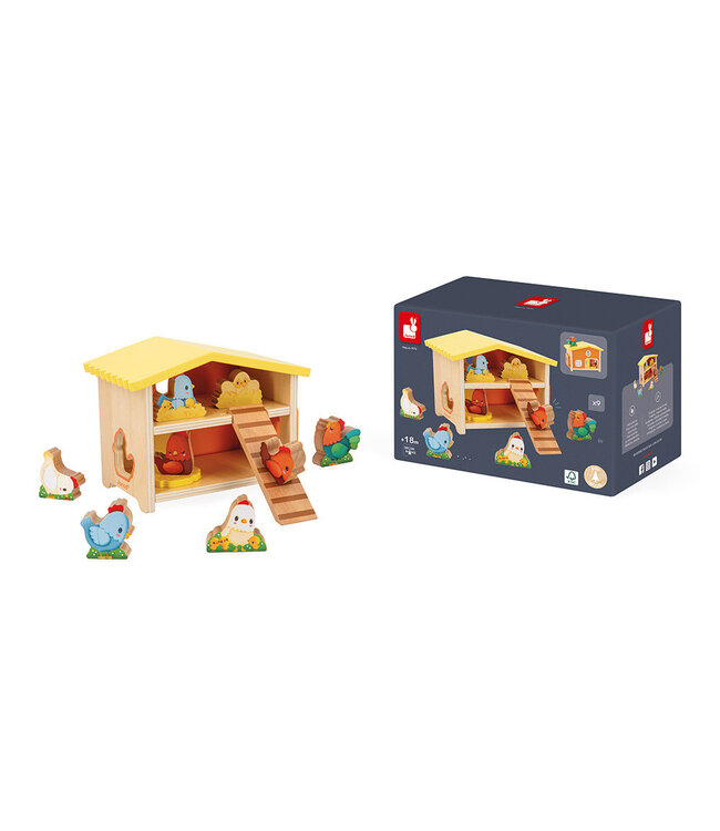 JANOD JEU DE FERME - MON PREMIER POULAILLER