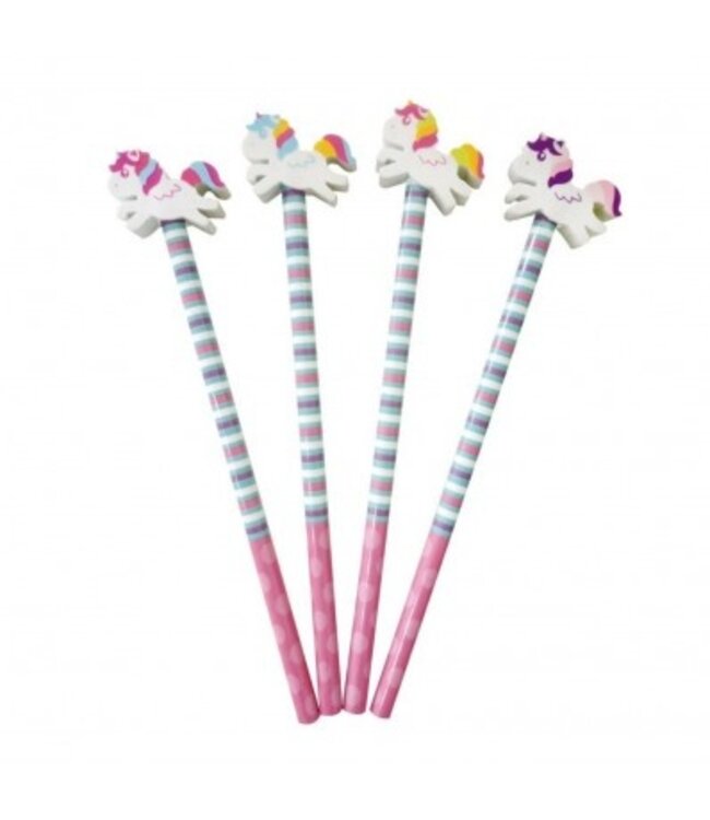 TOBAR CRAYON ET GOMME À EFFCER - LICORNE