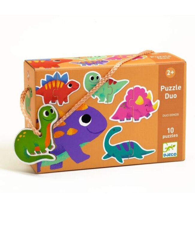 DJECO PUZZLE DUO - DINOS