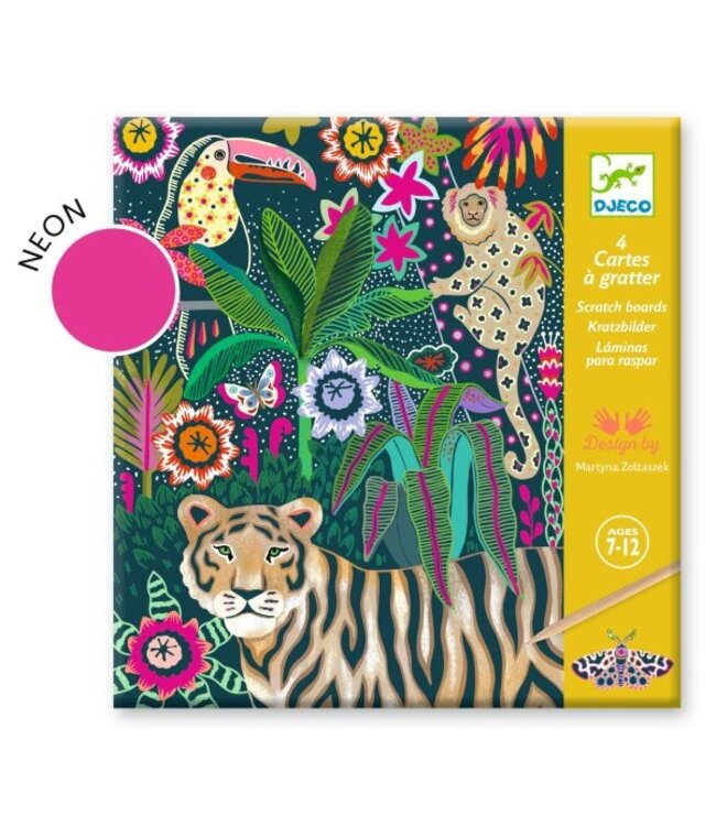DJECO CARTE À GRATTER - ROCOCO