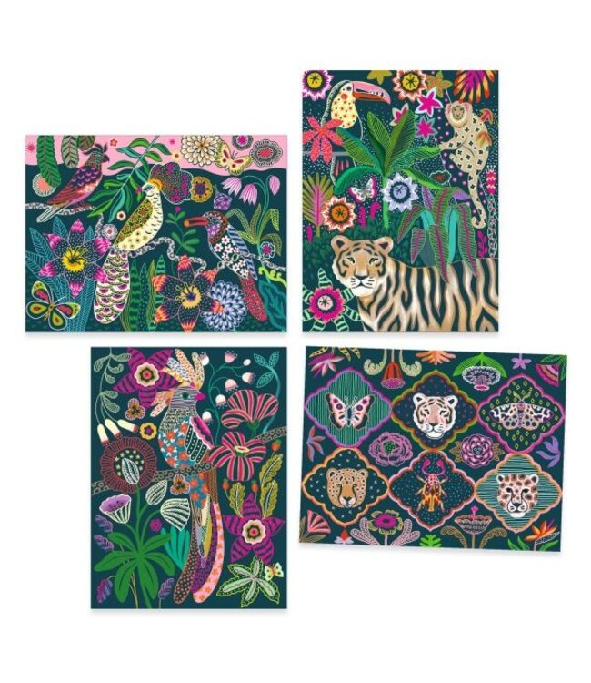 DJECO CARTE À GRATTER - ROCOCO