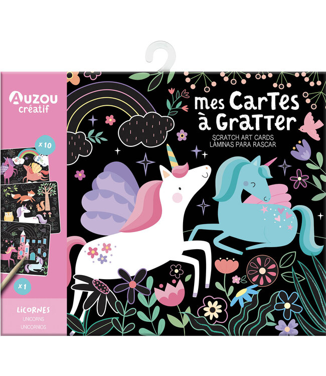 AUZOU CARTES À GRATTER - LICORNES