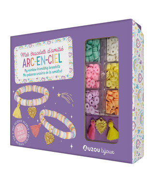 AUZOU MES BRACELETS D'AMITIÉ -  ARC-EN-CIEL
