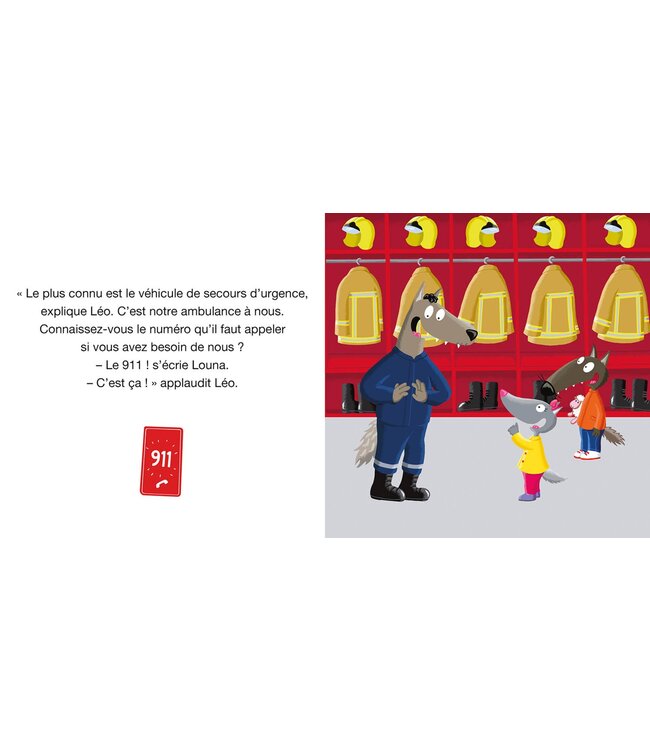 AUZOU LIVRE - P'TIT LOUP VEUT DEVENIR POMPIER