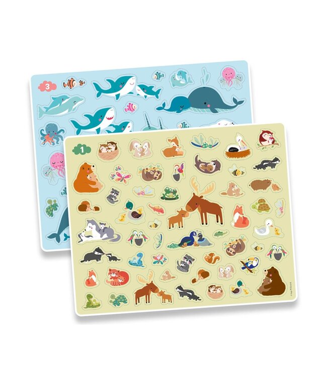 AUZOU MES 200 AUTOCOLLANTS BÉBÉS ANIMAUX