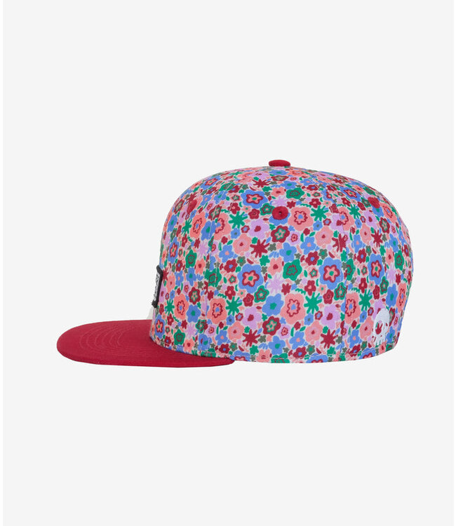 HEADSTER CASQUETTE FLORAL DREAM - MERLOT